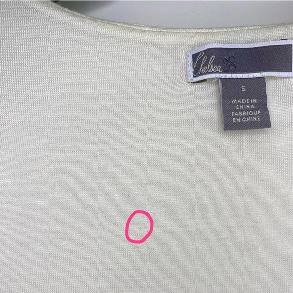 Chelsea28 Textured Racerback Crop Top White Size S - Picture 7 of 11